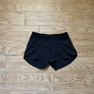 Lululemon Athletica Black Lined Shorts